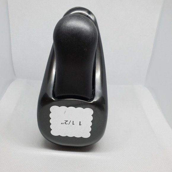 Ek Success Whale Tale Scallop Square Shape Black 1 1/2" Paper Punch Arts Crafts - Picture 5 of 11